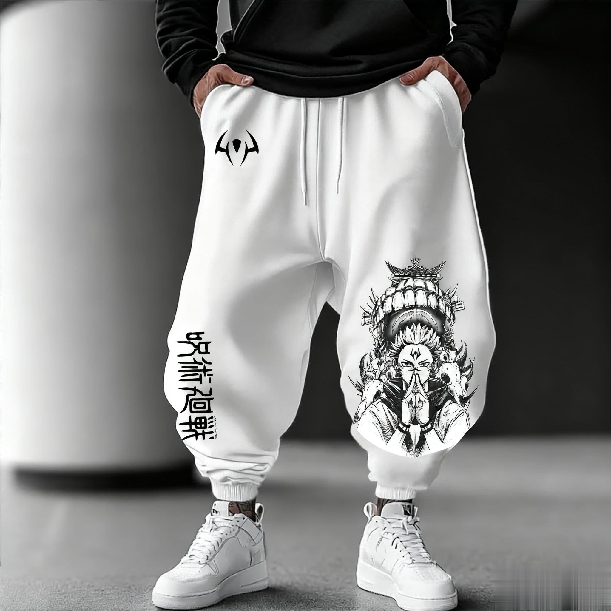 Street Fashion Japan - Celana Jogging Pria Jujutsu Kaisen Celana