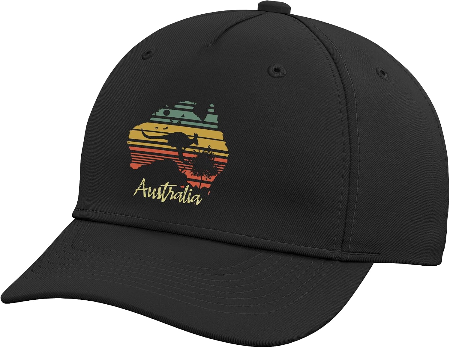 Street Fashion Australia - Topi Bisbol Vintage Land Map Australia
