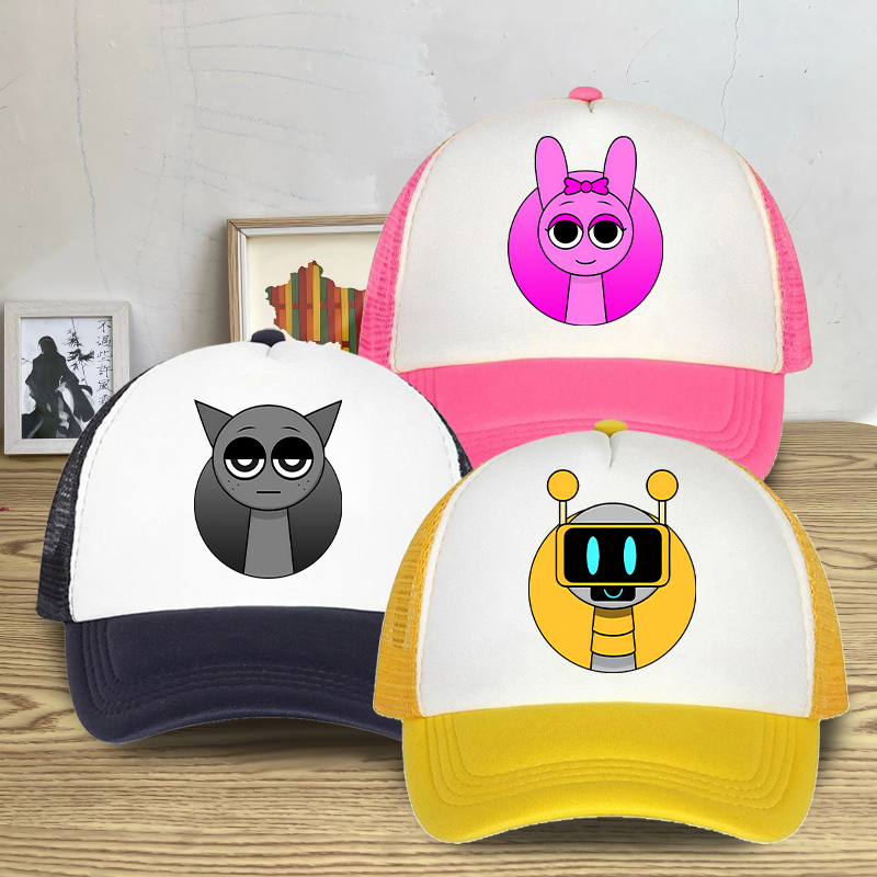 Street Fashion For Boy - Topi Baseball Jaring Musim Panas Sprunki