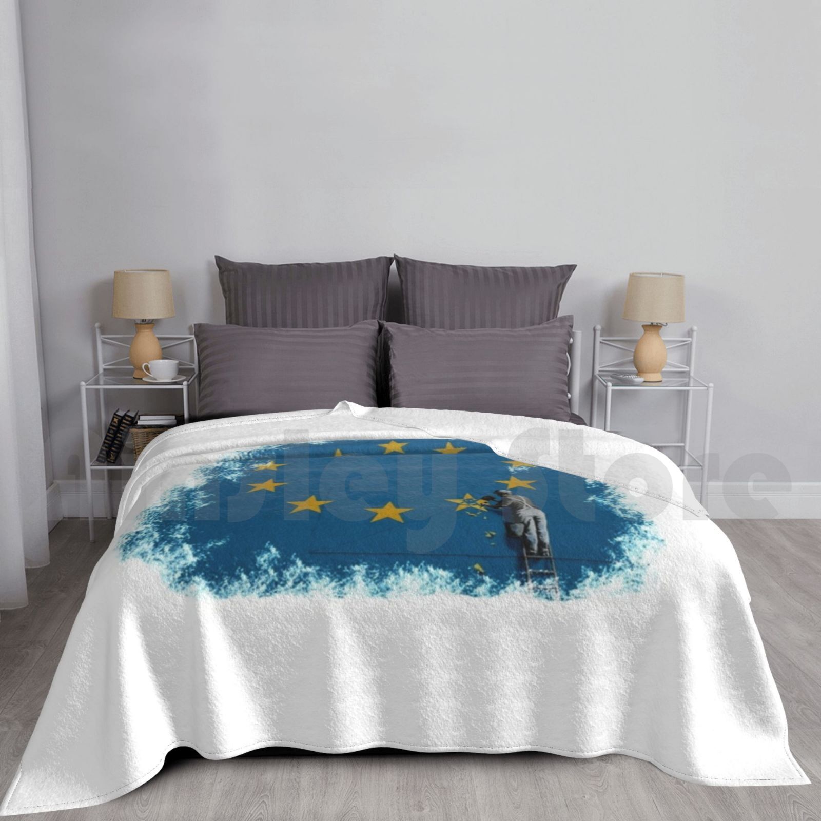 Street Fashion Uk - Selimut Eu Fashion Custom Banksy Eu