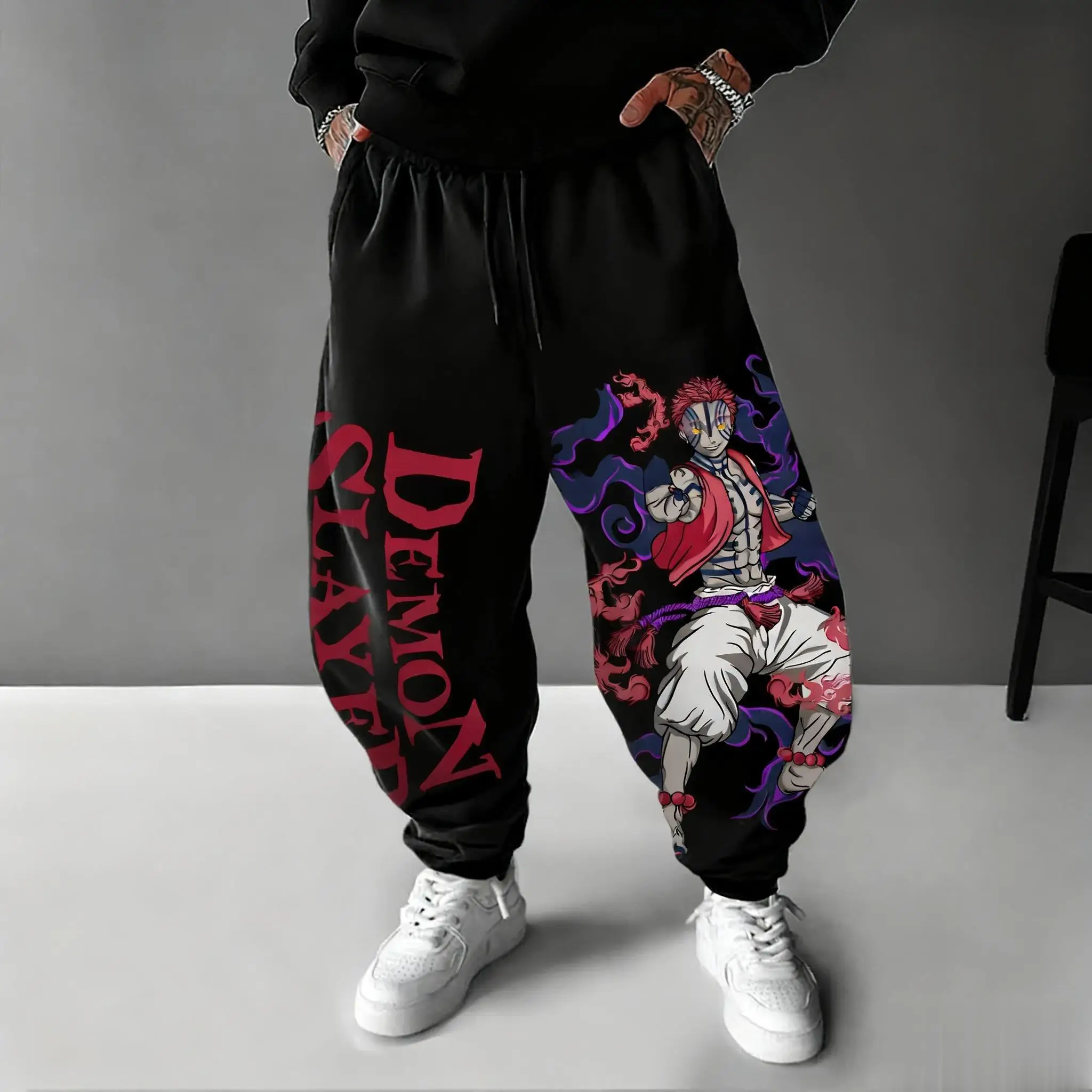 Street Fashion Japan - Celana Anime Demon Slayer Akaza 2026