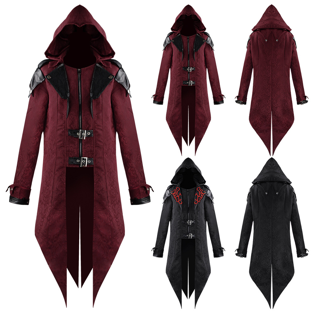 Street Fashion Europe - Jaket Berkerudung Cosplay Assassin 2 Warna