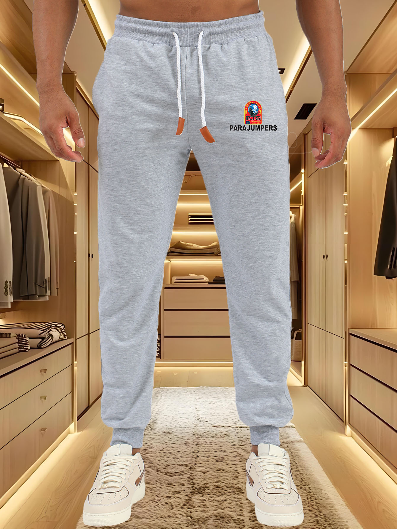 Street Fashion Logo - Celana Jogger Pria Parajumpers Celana Olahraga
