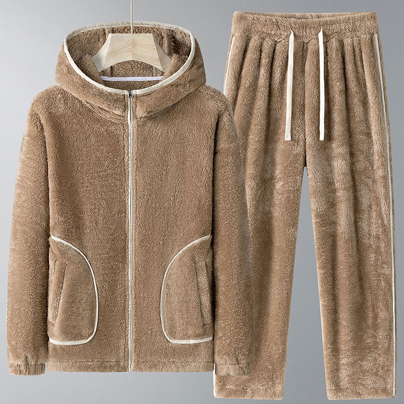 Street Fashion Hoodie - Set Hoodie Pria Musim Dingin 2026