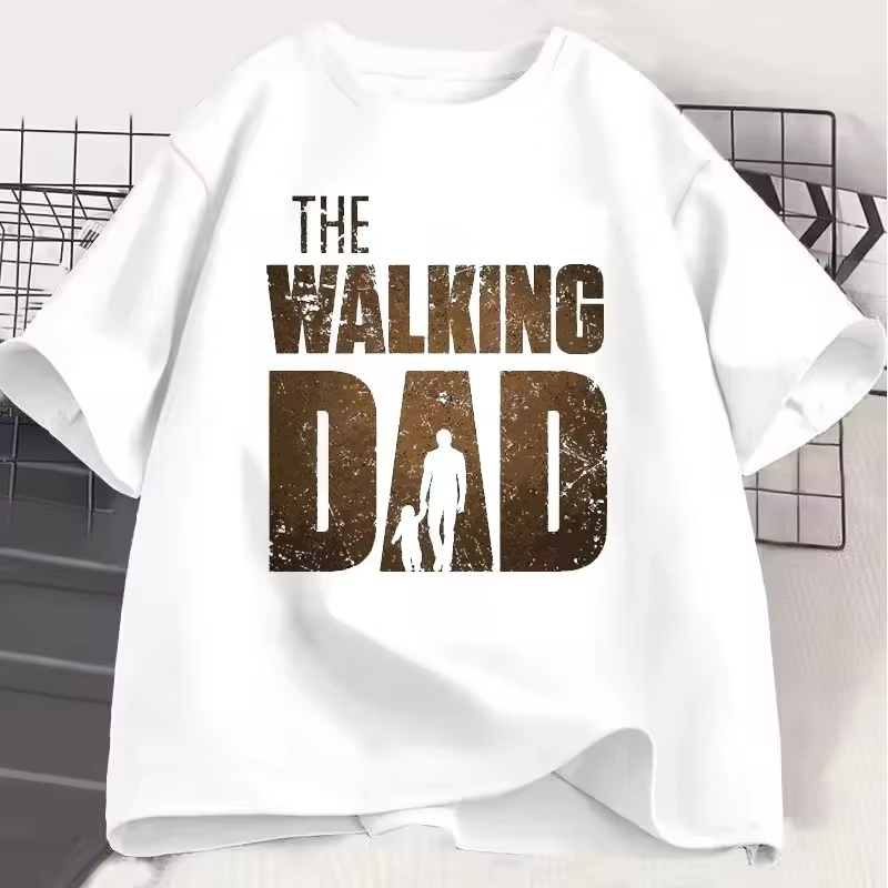 Street Fashion Walking - Kaos Pria The Walking Dad dengan