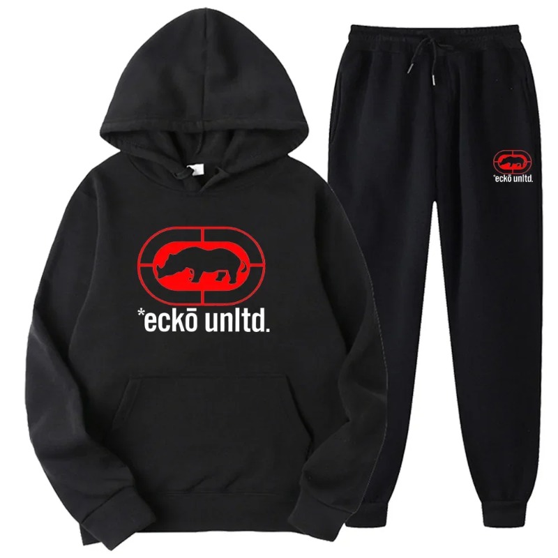 Street Fashion Hoodie - Ecko Unltd. Setelan Hoodie dan Celana