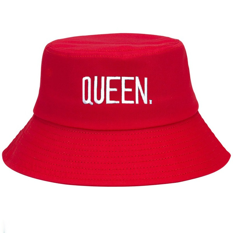 Bucket Hat Embroidered - Topi Bucket Bordir Custom Queen, Topi