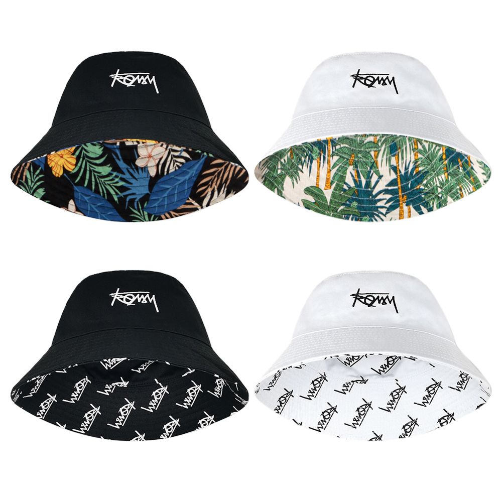 Bucket Hat Embroidered - Topi Hip Hop Pria Wanita musim