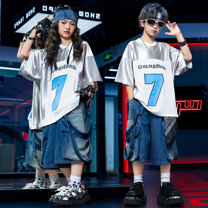 Street Fashion For Boy - Pakaian Tari Jalanan Hip Hop Anak