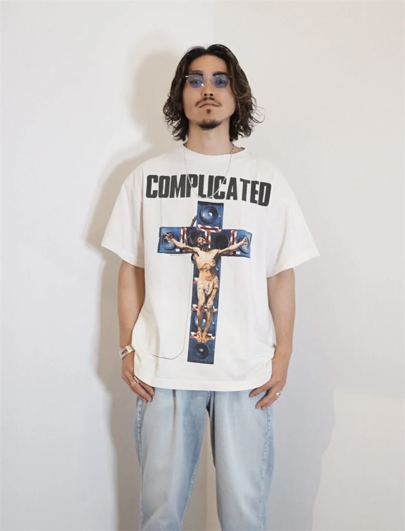 Street Fashion Co - Retro Vintage atasan Co bermerek Cross