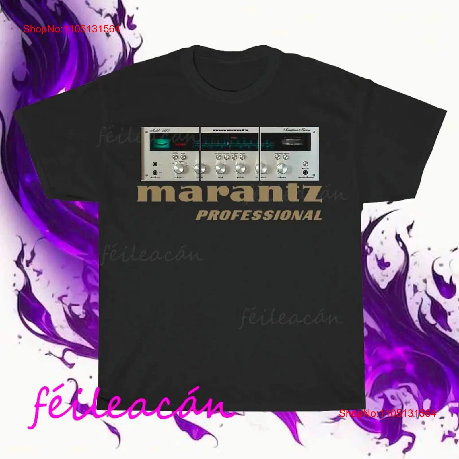 Street Fashion Logo - Kaos Marantz Amplifier Logo Amerika Baru,
