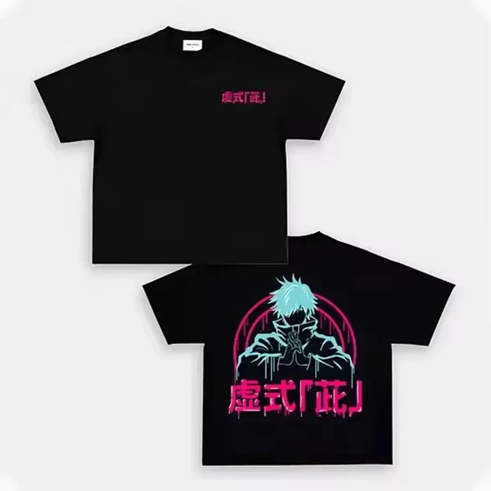 Street Fashion Japan - Kaus Jujitsu Kaisen Atasan Grafis Anime