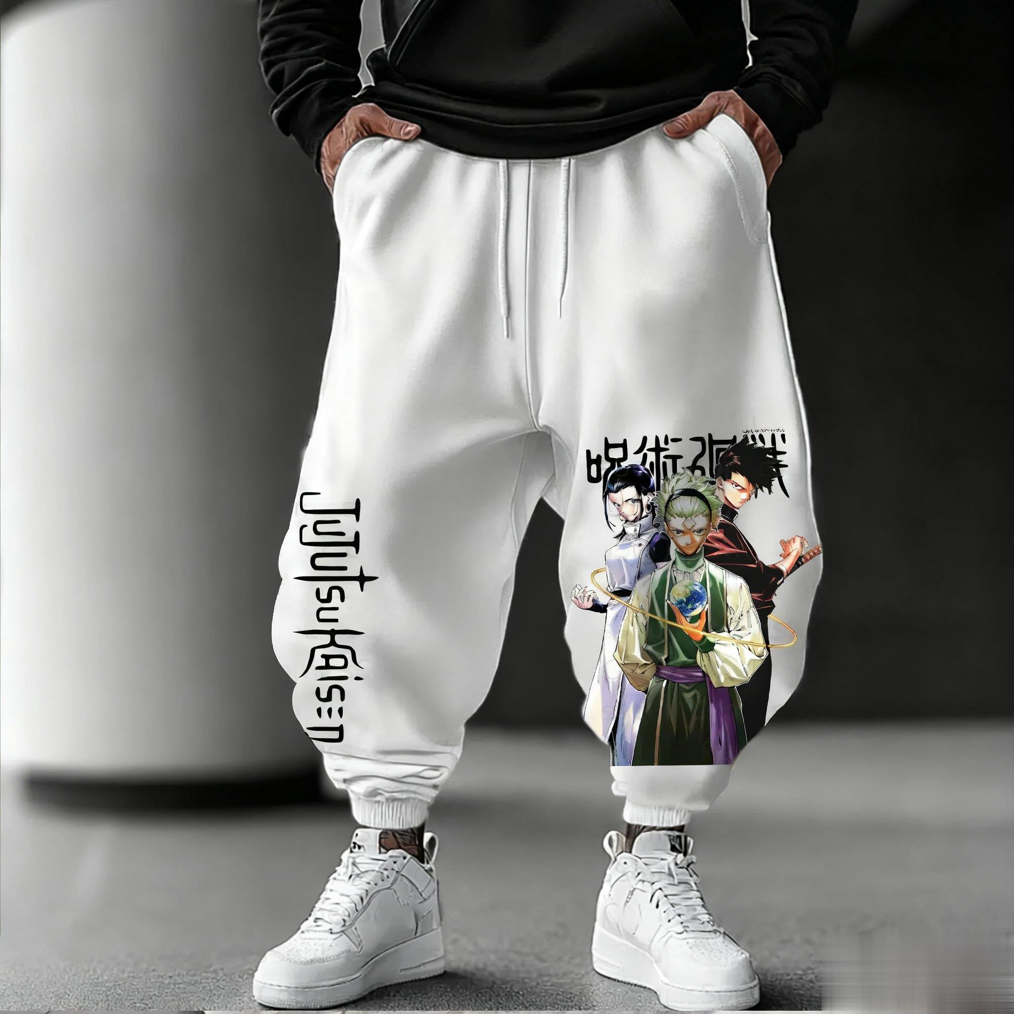 Celana Jogging Pria Jujutsu Ka - Street Fashion Japan ulasan dan harga