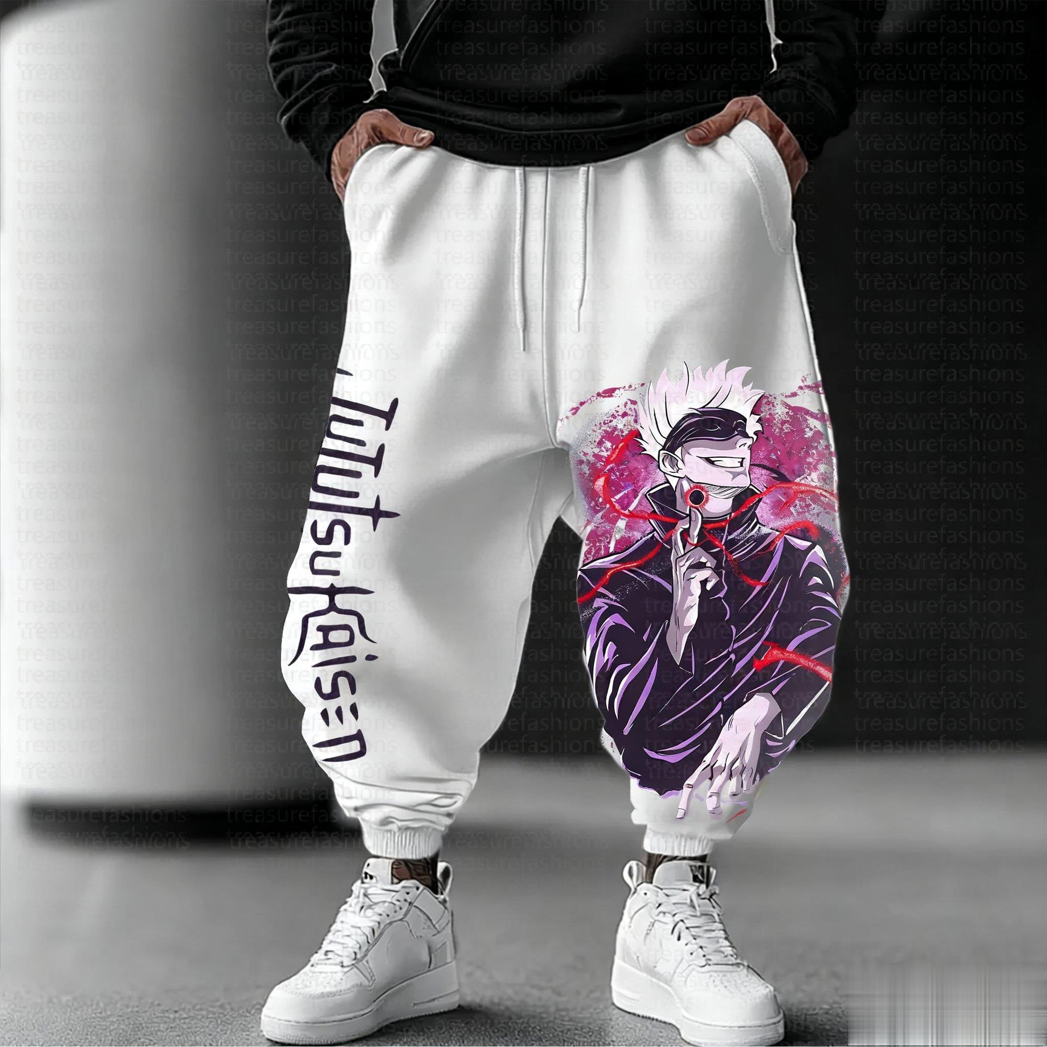 Celana Jogging Pria Jujutsu Ka - Street Fashion Japan ulasan dan harga
