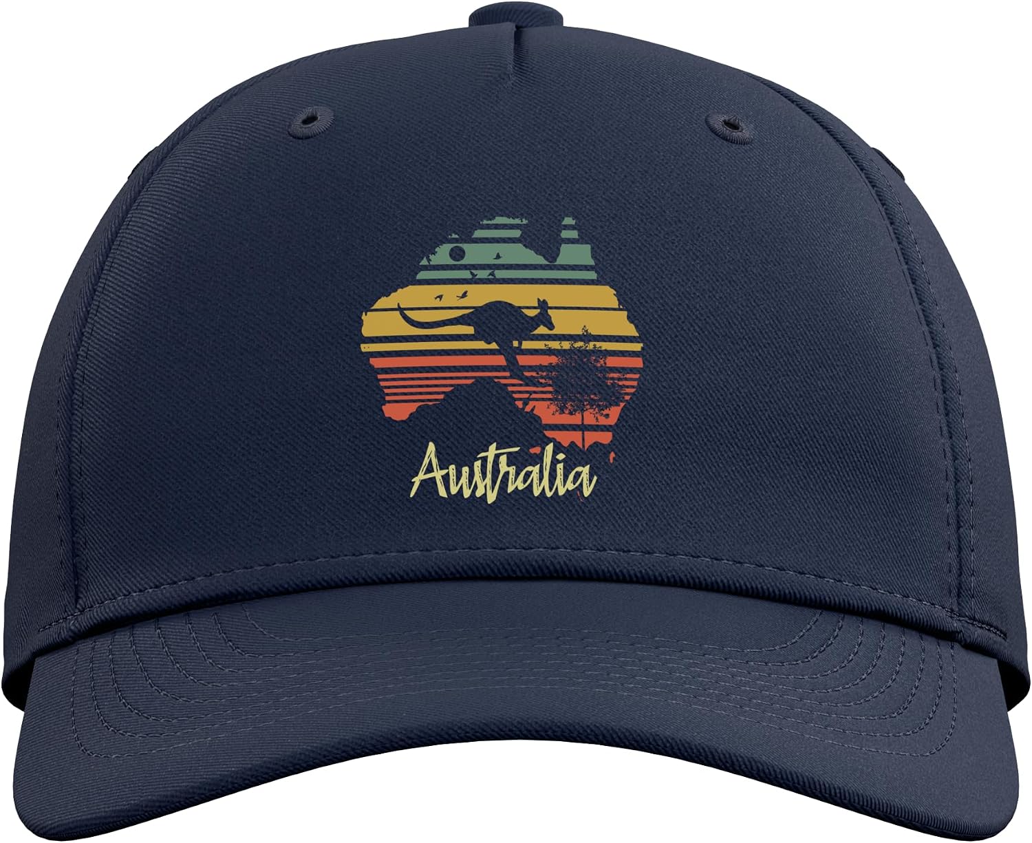 Topi Bisbol Vintage Land Map A - Street Fashion Australia ulasan dan harga