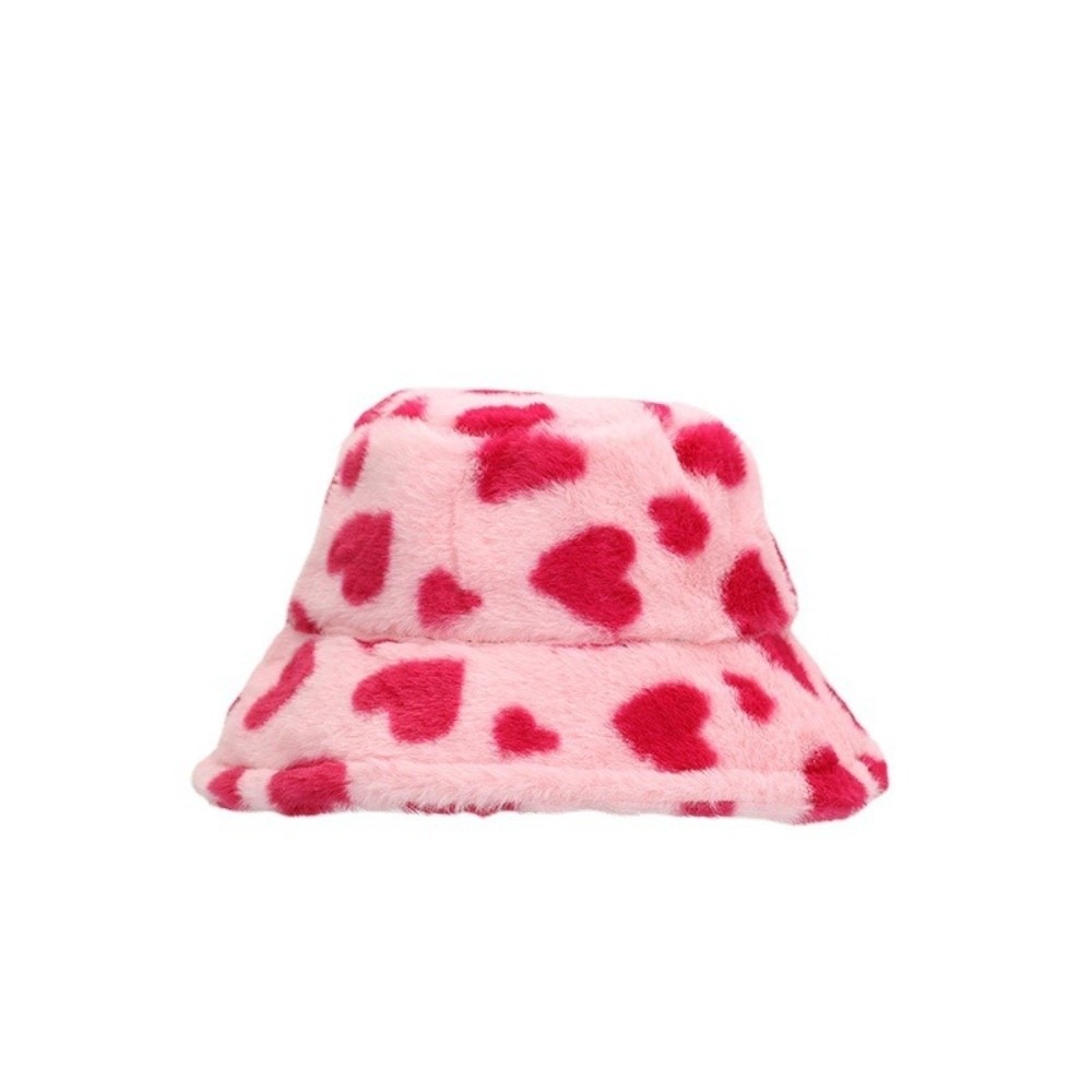 Topi Nelayan Bulu Imitasi Lucu - Bucket Hat Embroidered ulasan dan harga