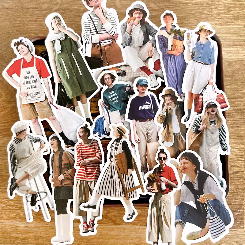 26pcs Stiker Majalah Wanita Be - Street Fashion Magazines ulasan dan harga