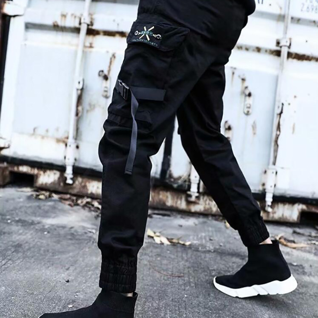 Celana Cargo Longgar Pria Stre - Techwear Pants Tactical ulasan dan harga