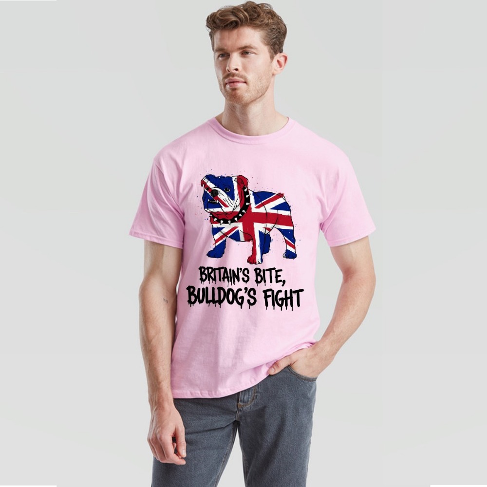 Kaos Union Jack Bulldog Bender - Street Fashion Uk ulasan dan harga