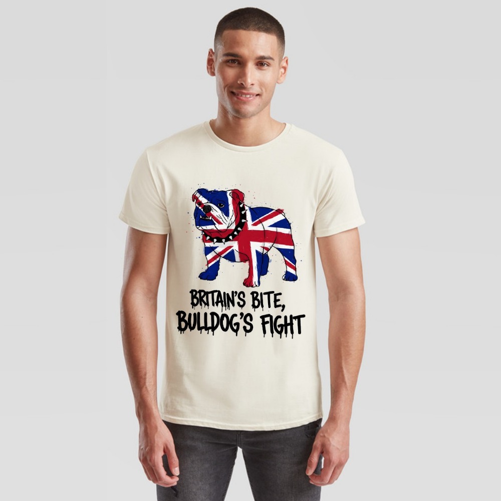 Kaos Union Jack Bulldog Bender - Street Fashion Uk ulasan dan harga