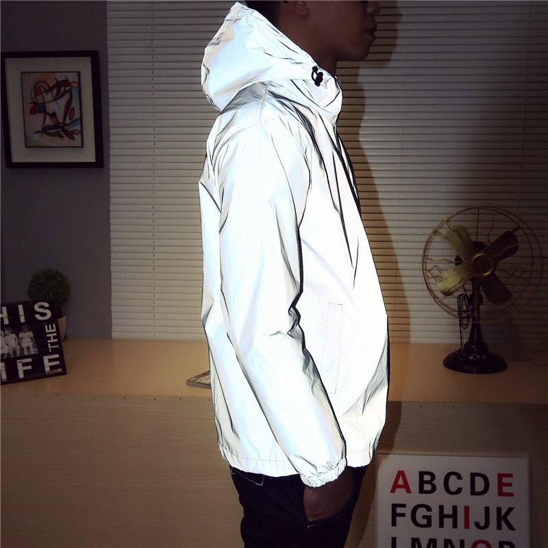 Jaket Angin LED Menyala untuk  - Reflective Jacket Running ulasan dan harga