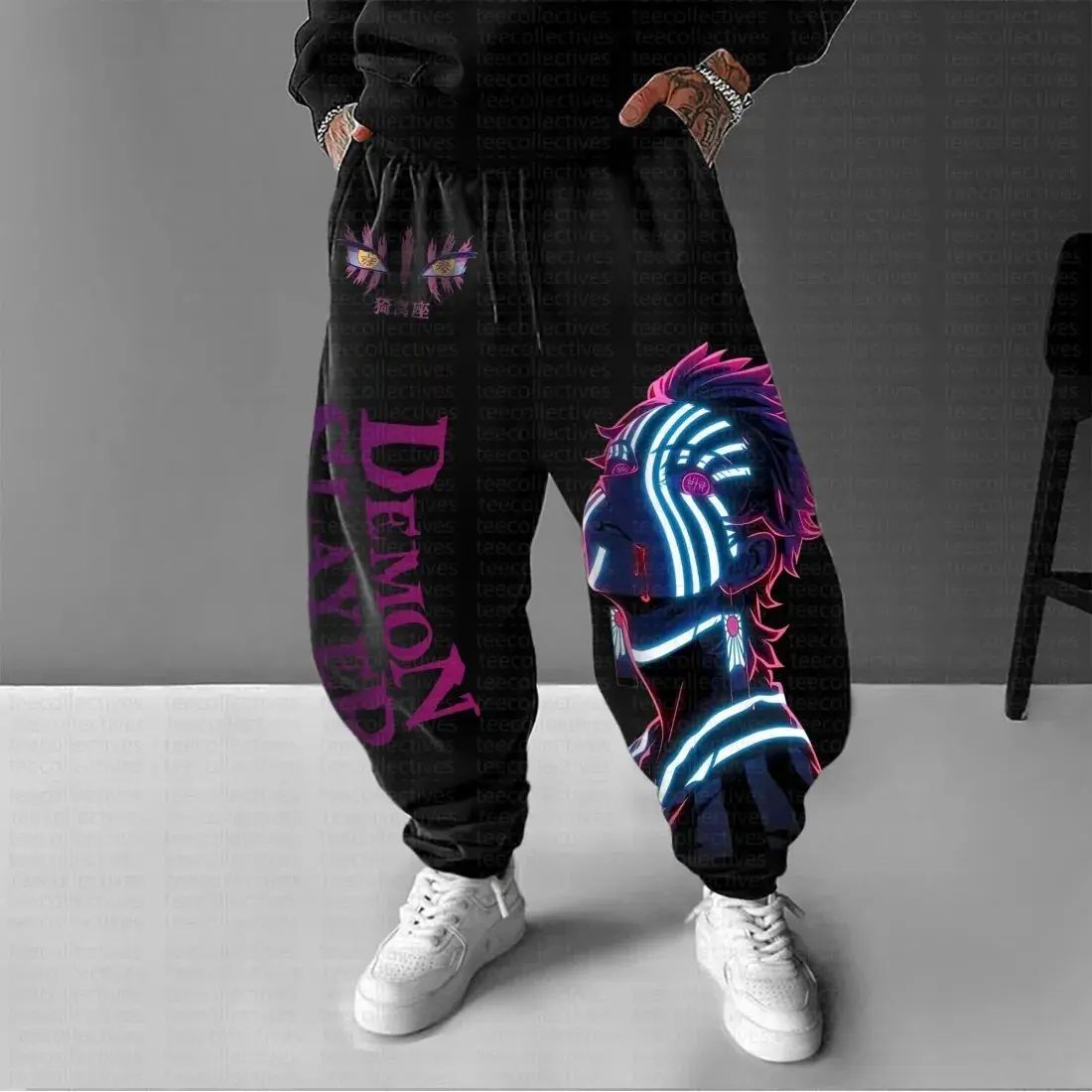 Celana Anime Demon Slayer Akaz - Street Fashion Japan ulasan dan harga