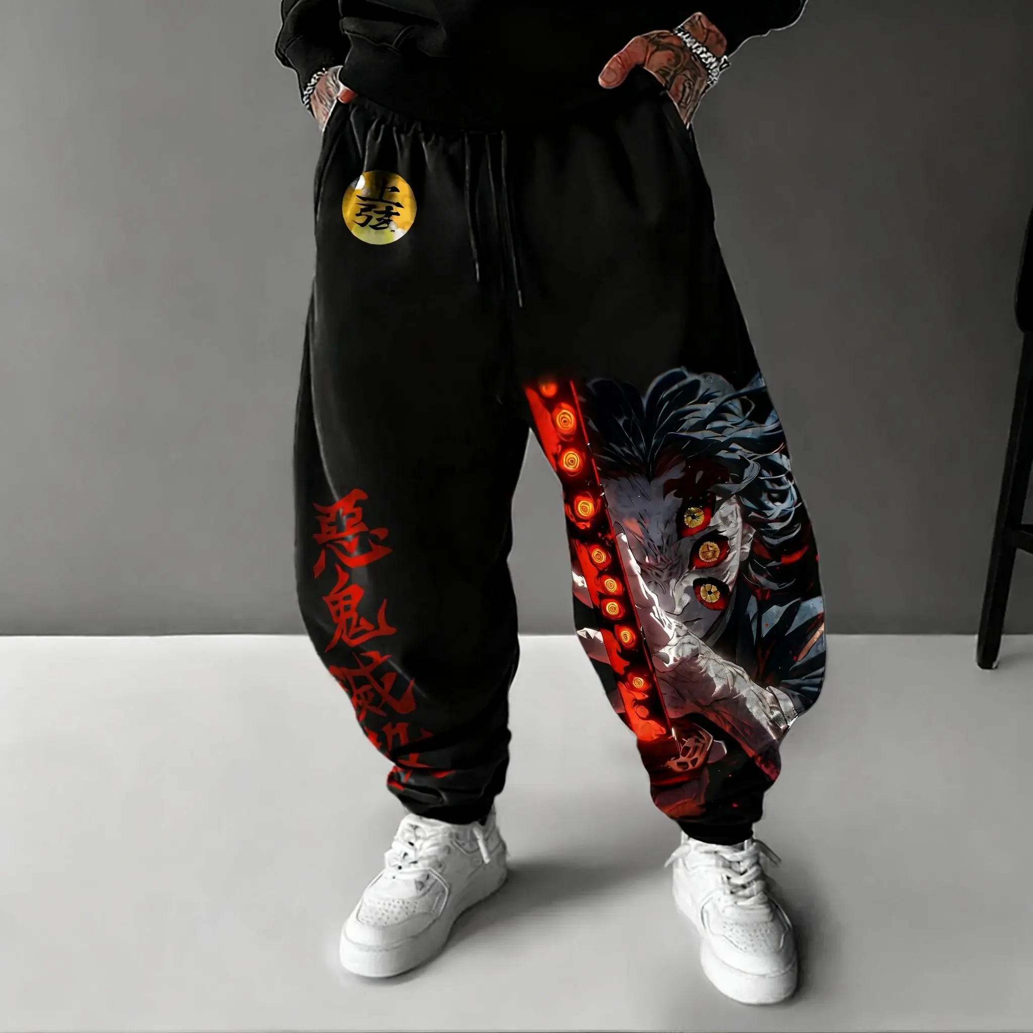 Celana Anime Demon Slayer Akaz - Street Fashion Japan ulasan dan harga