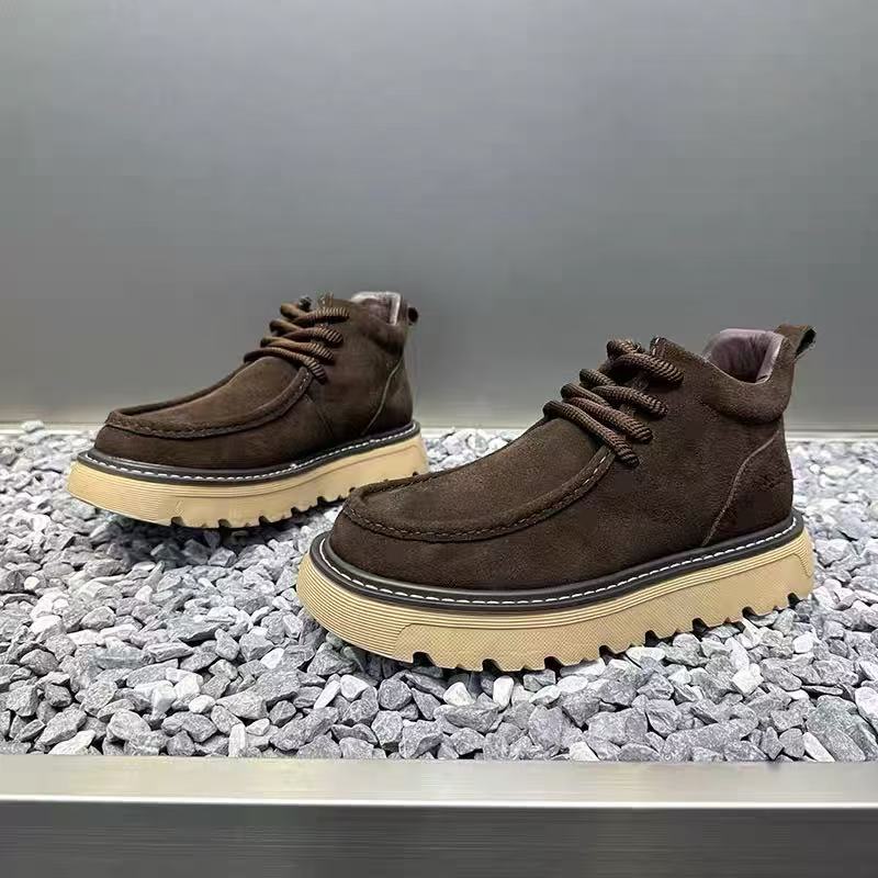 Sepatu Bot Platform Pria Musim - Street Fashion Walking ulasan dan harga