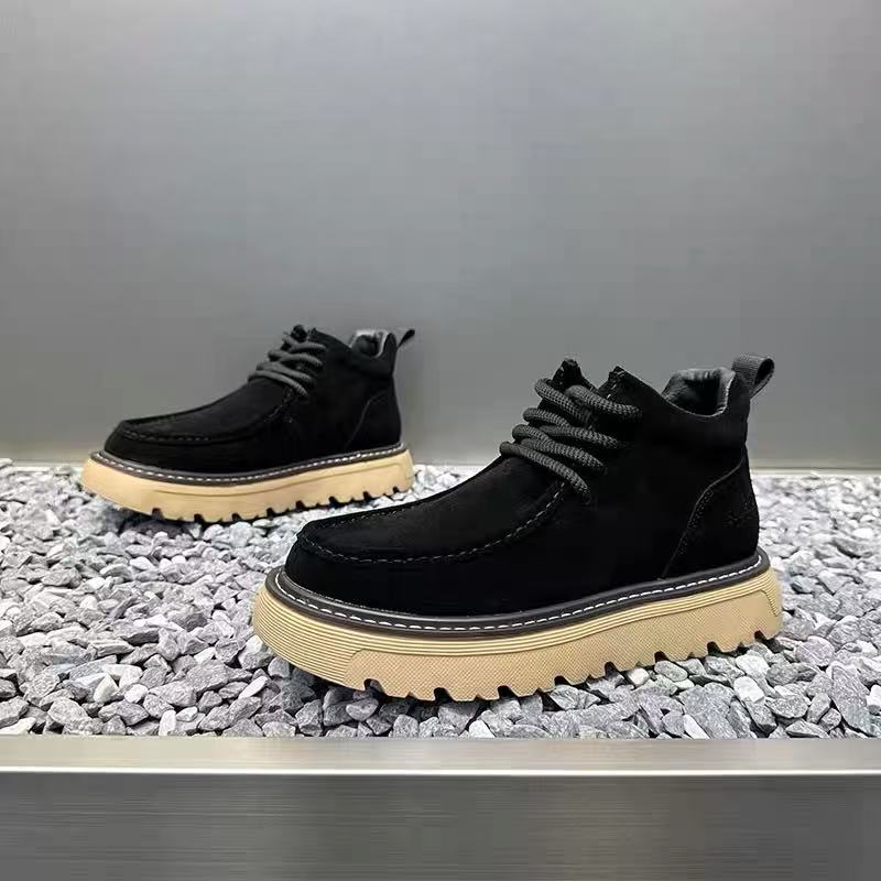 Sepatu Bot Platform Pria Musim - Street Fashion Walking ulasan dan harga
