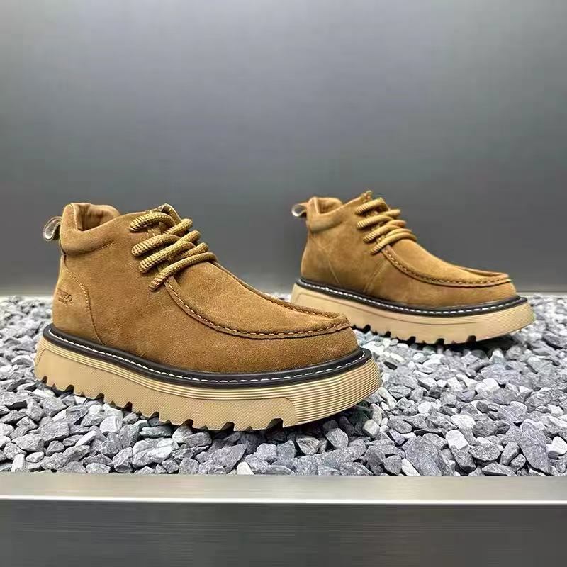 Sepatu Bot Platform Pria Musim - Street Fashion Walking ulasan dan harga