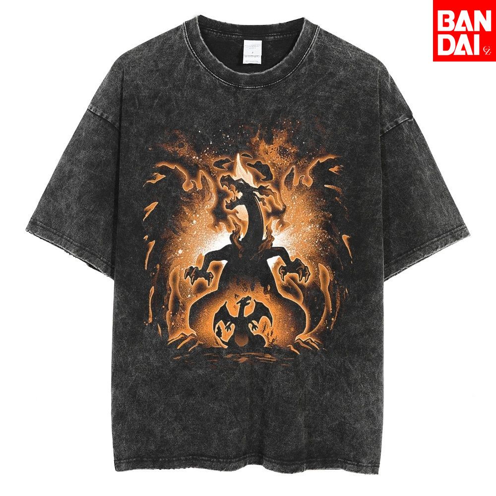 Kaus Pokemon Charizard Pria 20 - Street Fashion Japan ulasan dan harga