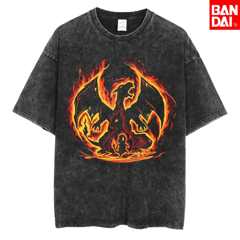 Kaus Pokemon Charizard Pria 20 - Street Fashion Japan ulasan dan harga