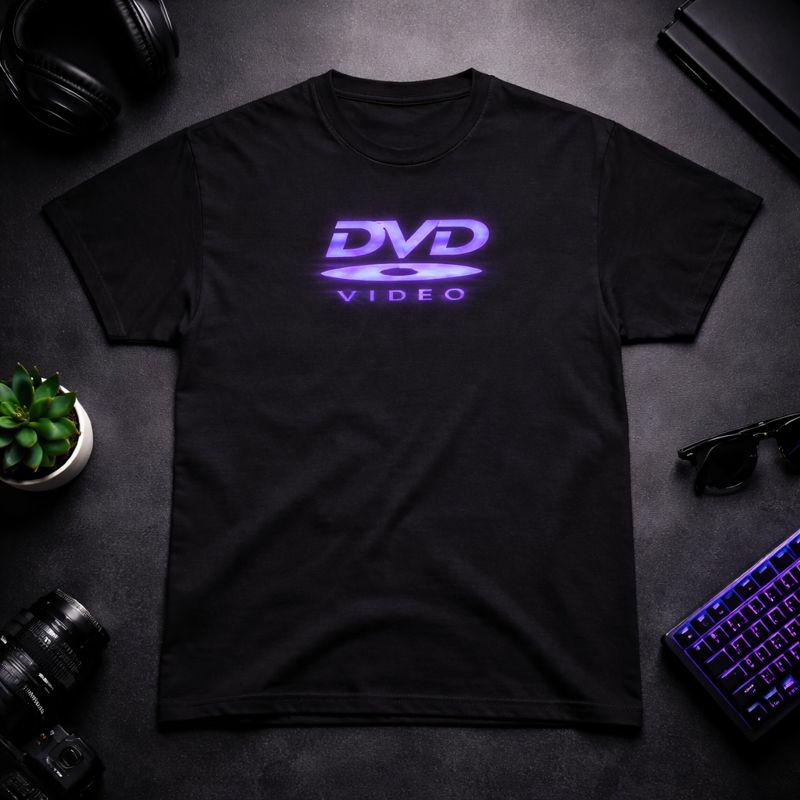 Kaos Katun Retro - Logo Video  - Street Fashion Videos ulasan dan harga
