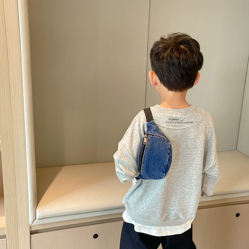 Tas Pinggang Denim Anak-anak,  - Street Fashion For Boy ulasan dan harga