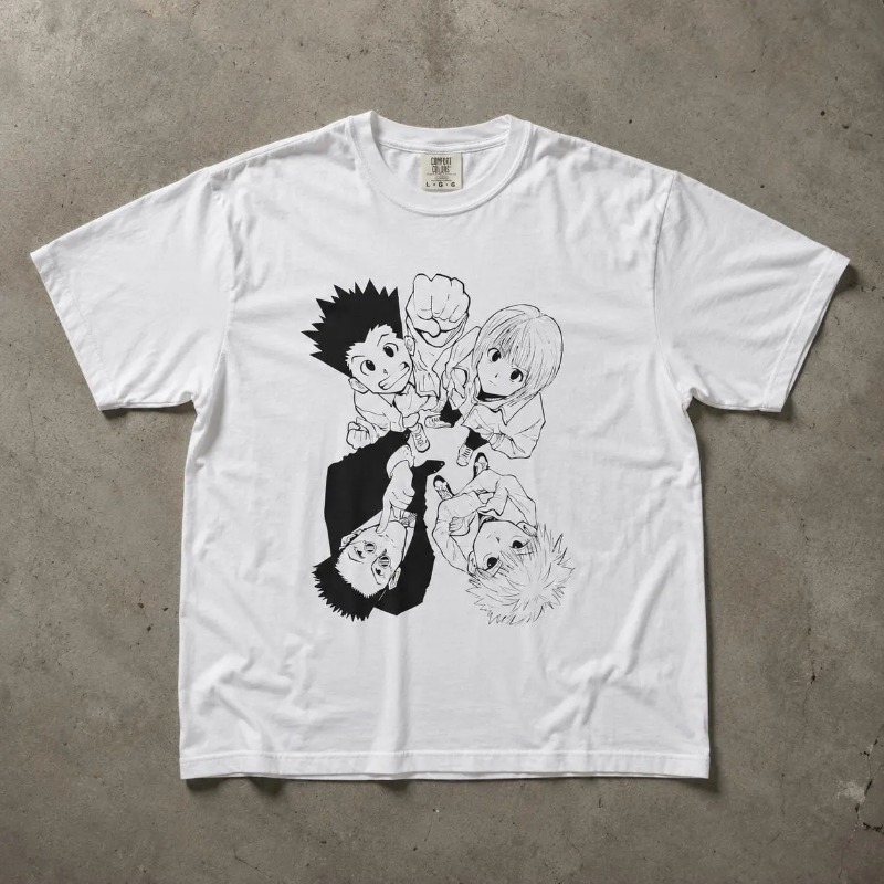 Kaos HxH, Kaos Anime Gaya Jala - Street Fashion Japan ulasan dan harga