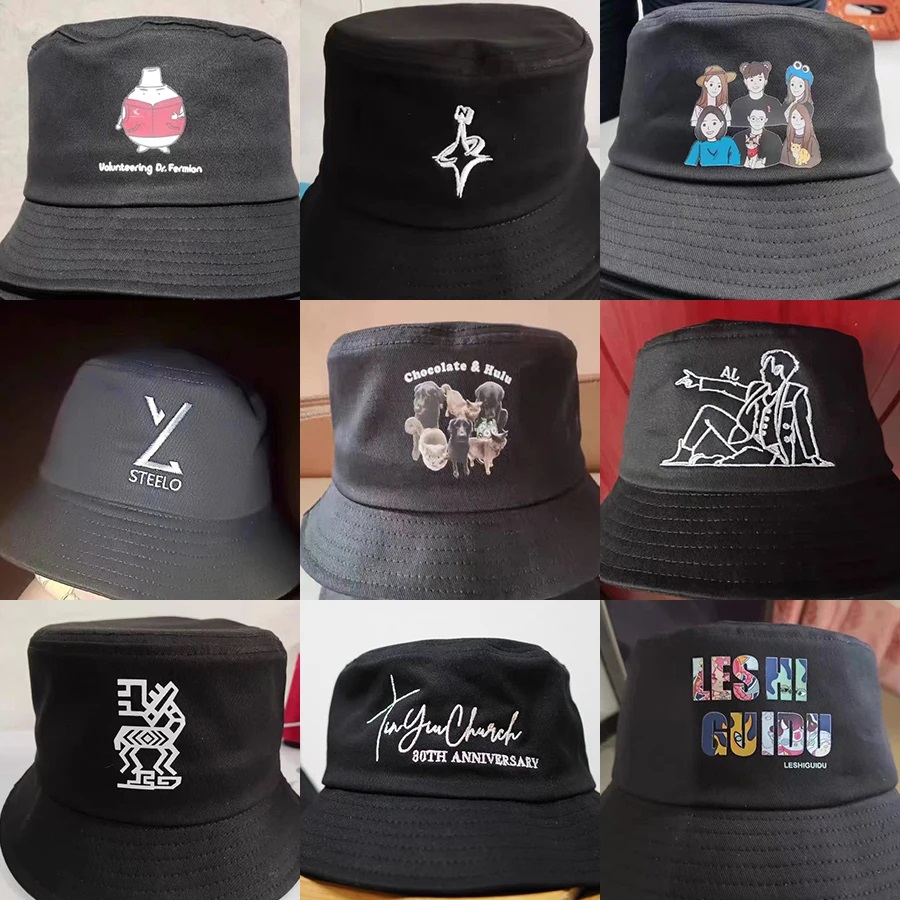 Topi Nelayan Musim Panas Logo  - Bucket Hat Embroidered ulasan dan harga