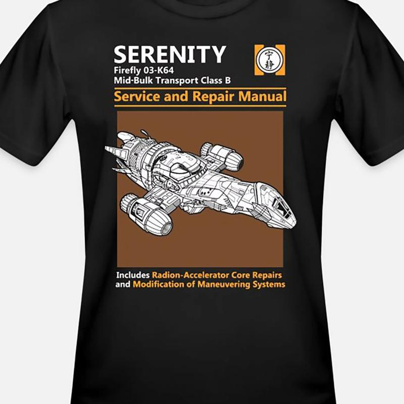 Kaos Serenity Print Bergaya da - Street Fashion Co ulasan dan harga