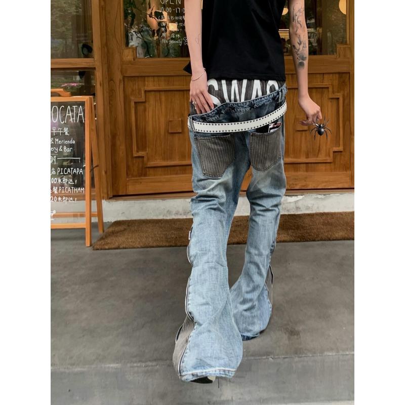 Celana Jeans Pria Desain Patch - Street Fashion For Boy ulasan dan harga