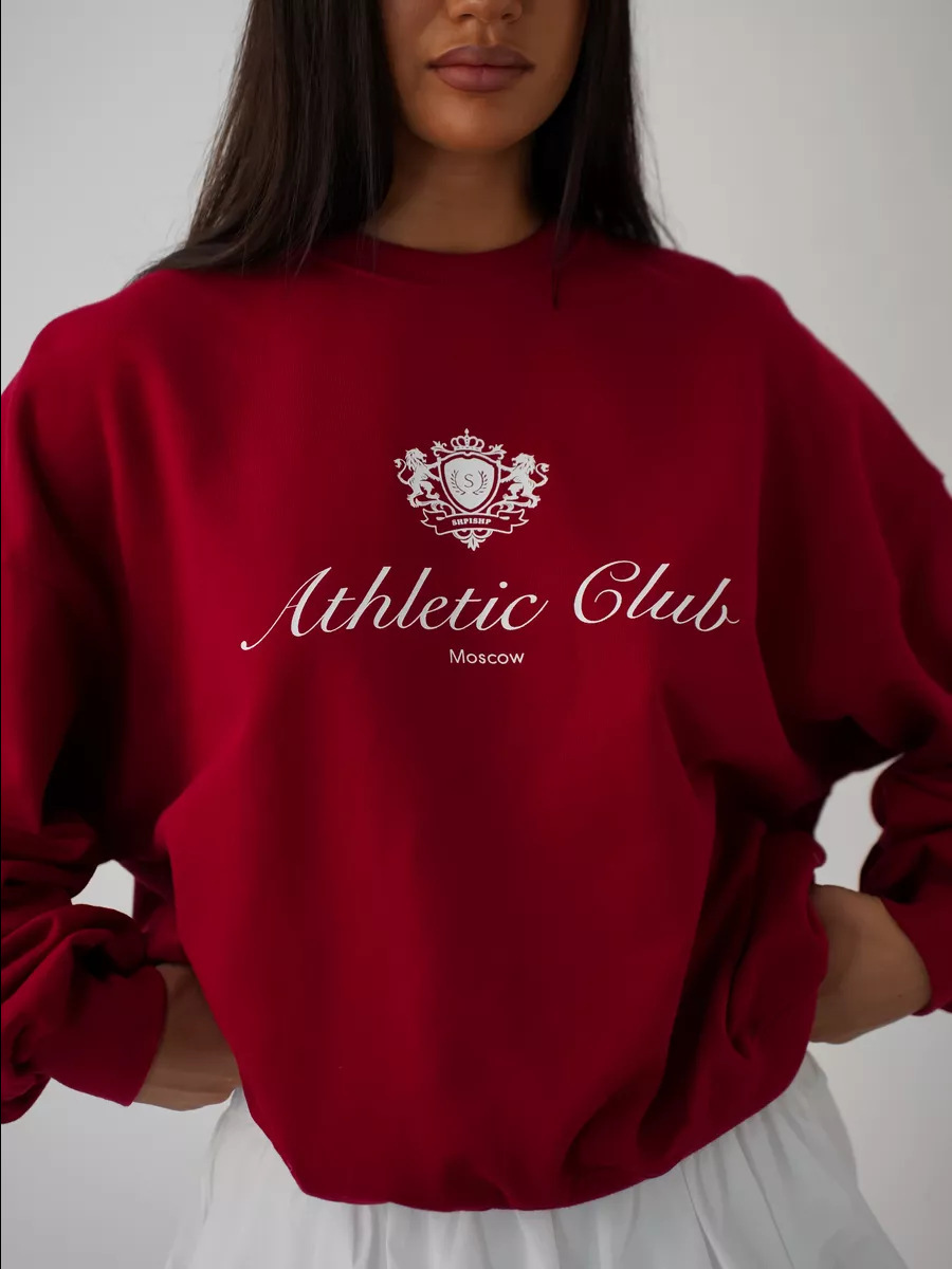 Sweatshirt Lambang Klub Atleti - Street Fashion Moscow ulasan dan harga