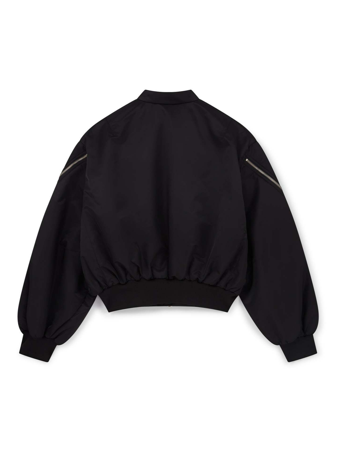 Jaket Bomber Crop Oversize Len - Street Fashion Logo ulasan dan harga