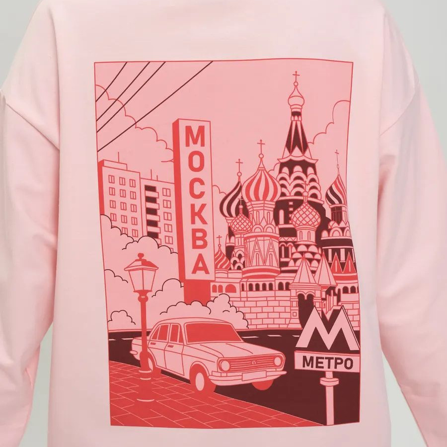 Kaos Lengan Panjang Motif Pema - Street Fashion Moscow ulasan dan harga
