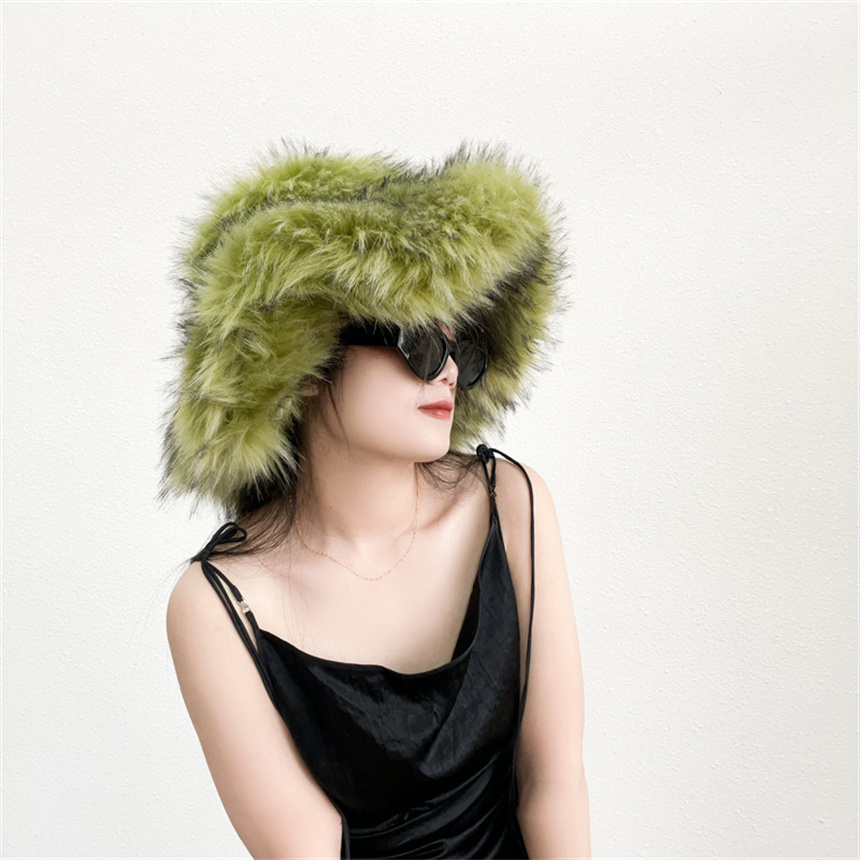 Topi Bucket Bulu Imitasi Lembu - Bucket Hat Embroidered ulasan dan harga