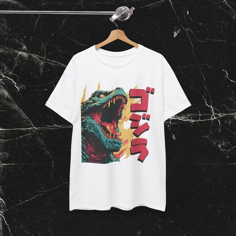 Kaos Grafis Film Kaiju Jepang  - Street Fashion Japan ulasan dan harga