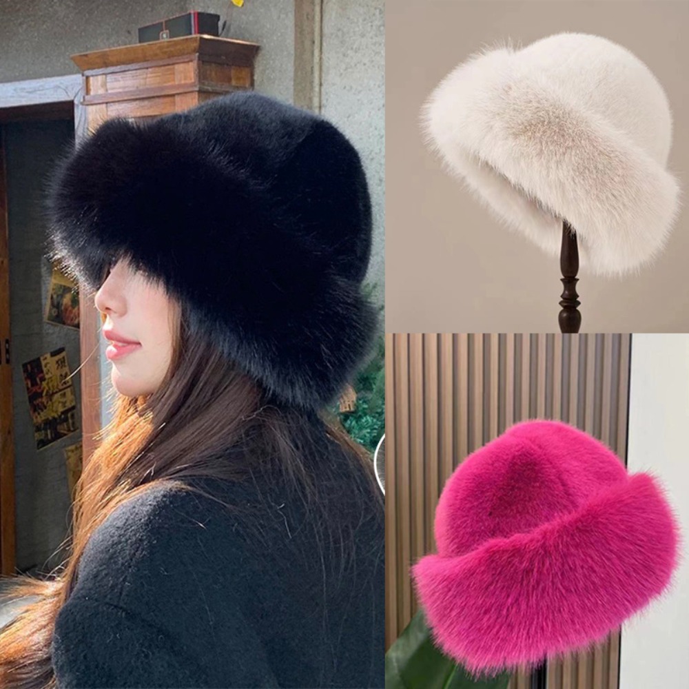 Topi Bucket Bulu Wanita, Topi  - Bucket Hat Embroidered ulasan dan harga