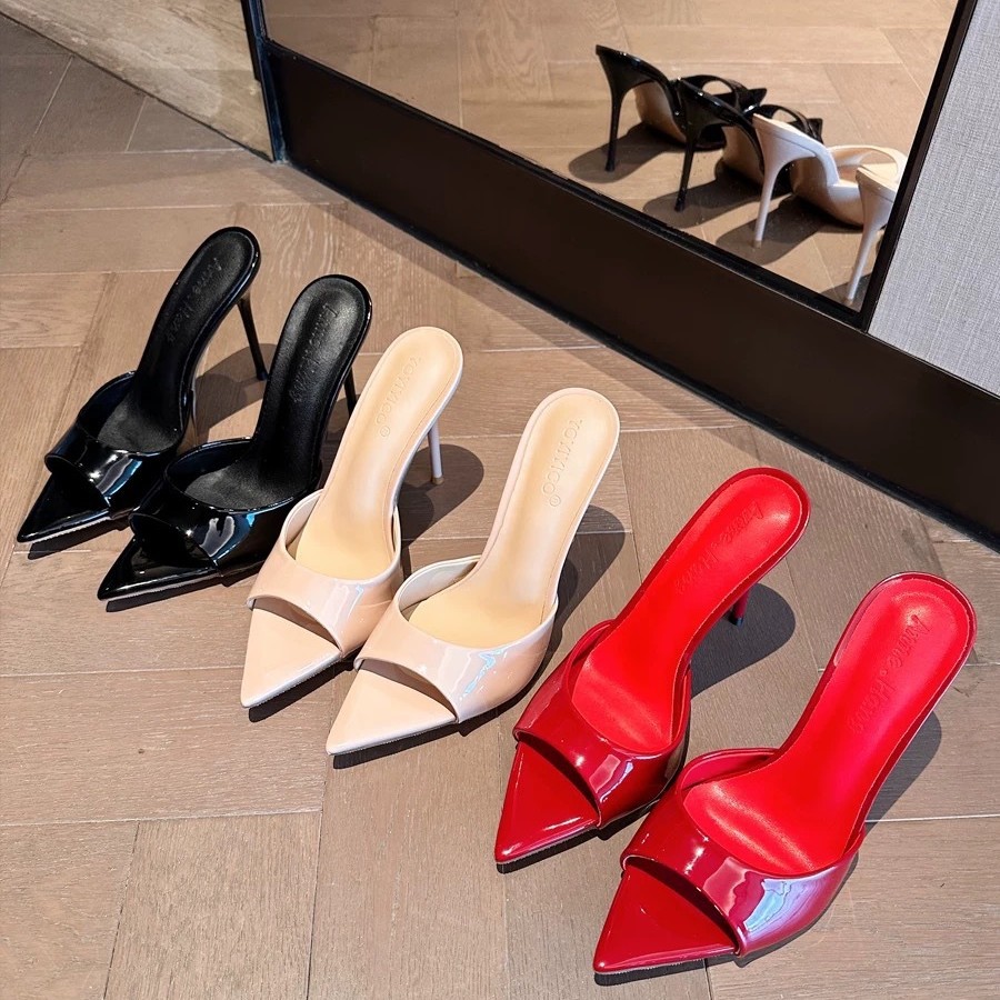 Sandal Wanita Hak Tinggi Tipis - Street Fashion Luxury ulasan dan harga