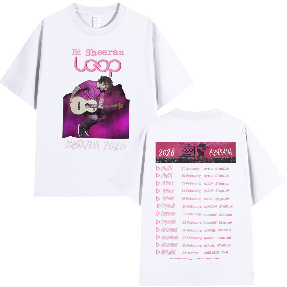 Ed Sheeran Loop Tour Australia - Street Fashion Australia ulasan dan harga