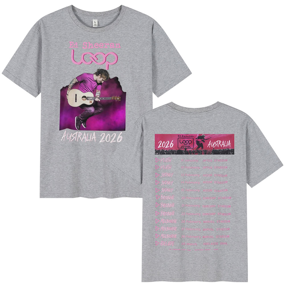 Ed Sheeran Loop Tour Australia - Street Fashion Australia ulasan dan harga