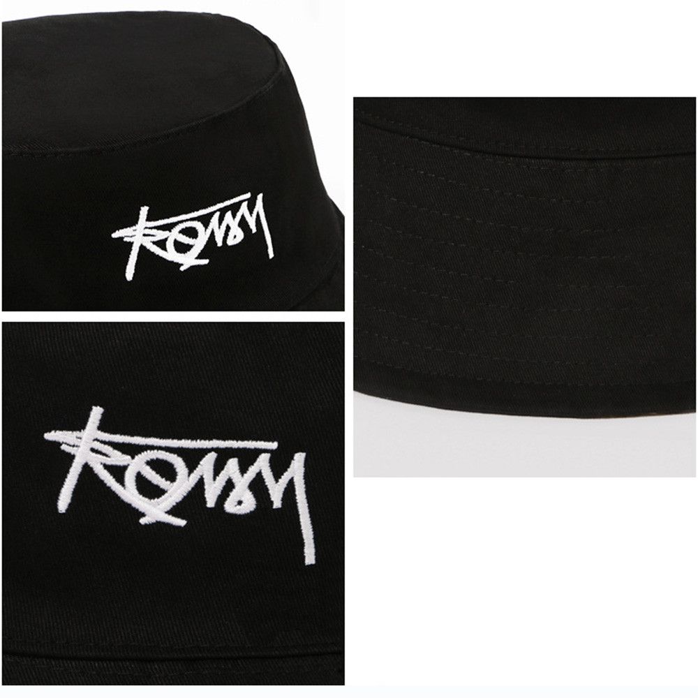 Topi Hip Hop Pria Wanita musim - Bucket Hat Embroidered ulasan dan harga