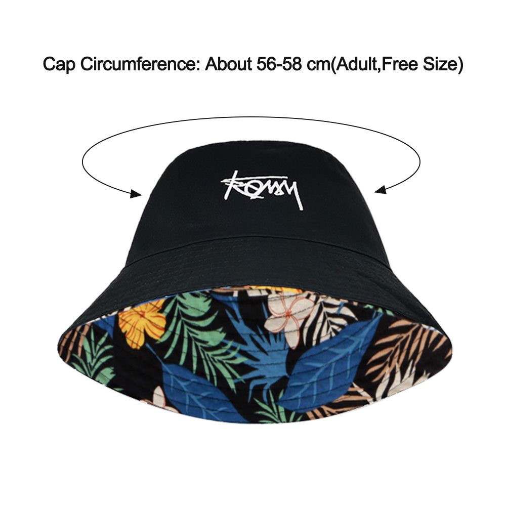 Topi Hip Hop Pria Wanita musim - Bucket Hat Embroidered ulasan dan harga