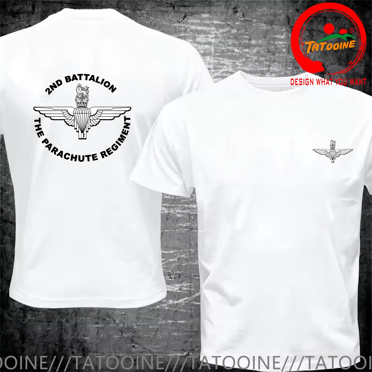 Kaus Resimen Parasut Inggris D - Street Fashion Uk ulasan dan harga